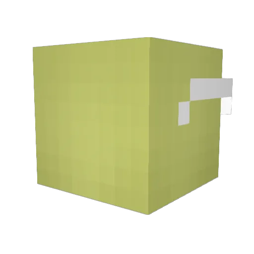 Squillionare Minecraft avatar head, 3D render