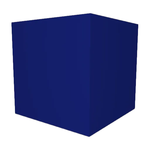 Squintle Minecraft avatar head, 3D render
