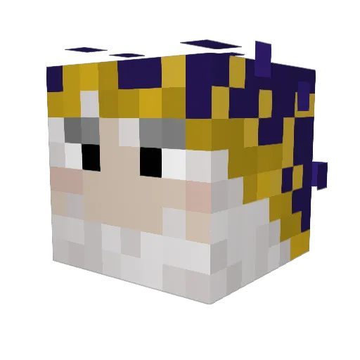 SquireForHire0 Minecraft avatar head, 3D render