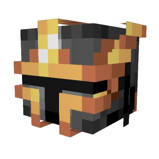 SquireStudios Minecraft avatar head, 3D render