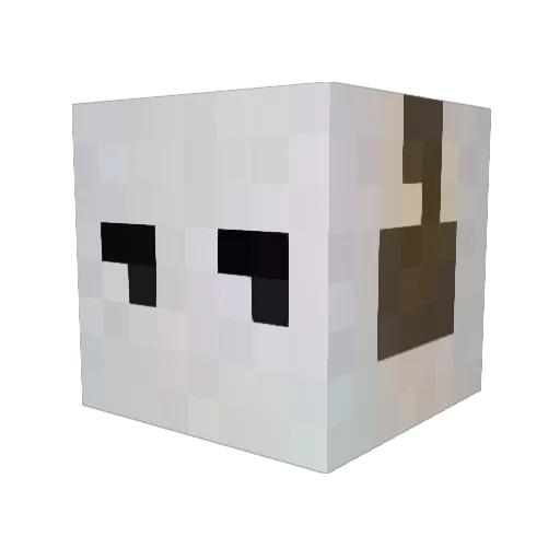 SquirrelSodium Minecraft avatar head, 3D render