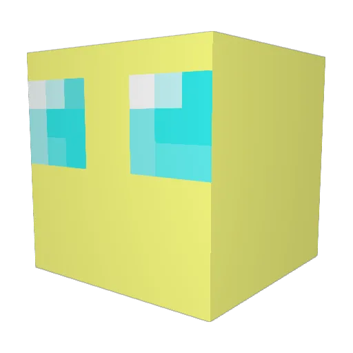 SquirrelVenom Minecraft avatar head, 3D render