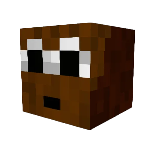 Squirrel_Power Minecraft avatar head, 3D render