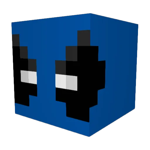 SquirtleFilmsYT Minecraft avatar head, 3D render