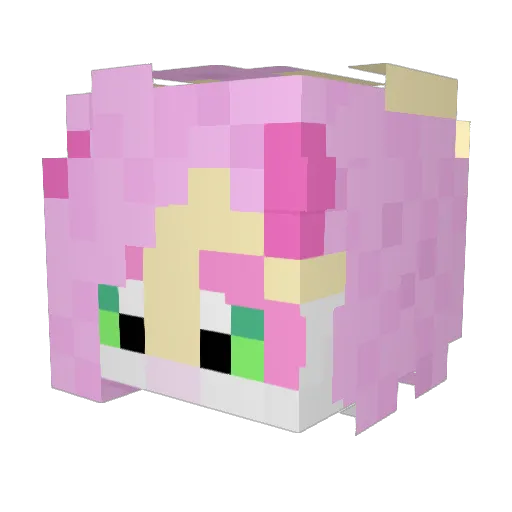 SquishTheBun Minecraft avatar head, 3D render