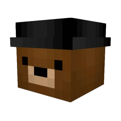 Squishses Minecraft avatar head, 3D render