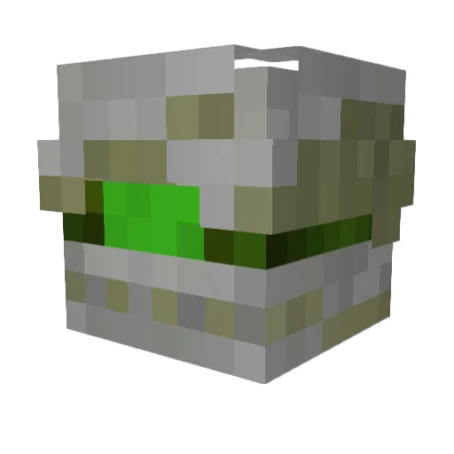 SquishyApple_ Minecraft avatar head, 3D render