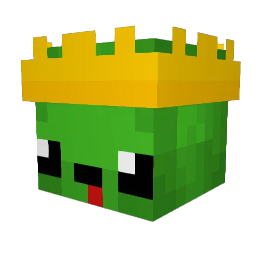 SquishyHD Minecraft avatar head, 3D render