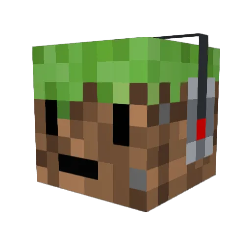 SquishyMuffinzRL Minecraft avatar head, 3D render