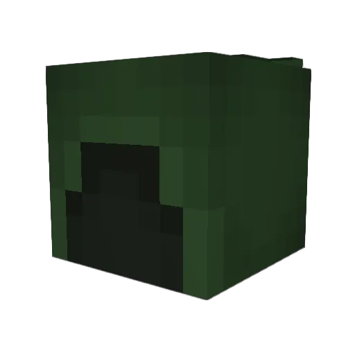 SquishyRage Minecraft avatar head, 3D render