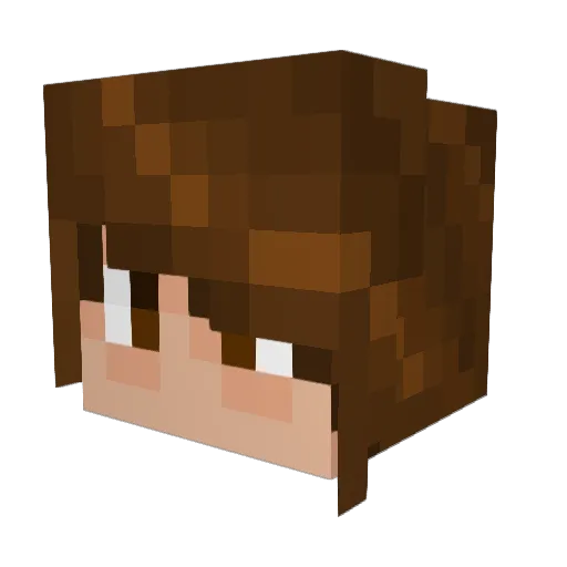 SquishySlime1 Minecraft avatar head, 3D render