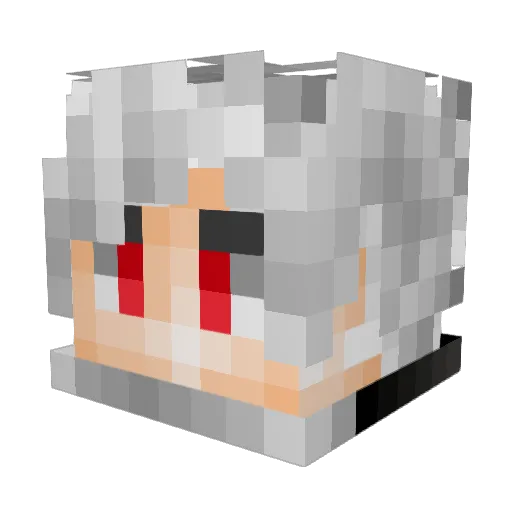 Squishys_Wrath Minecraft avatar head, 3D render