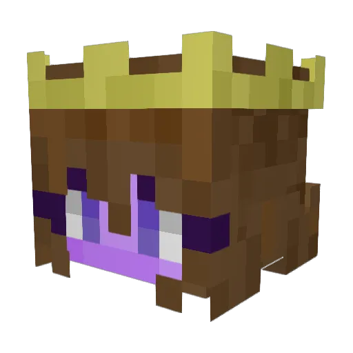 Squixalix Minecraft avatar head, 3D render