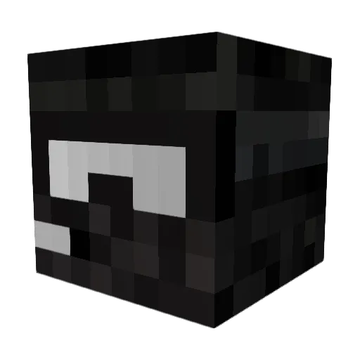 Squiziix Minecraft avatar head, 3D render