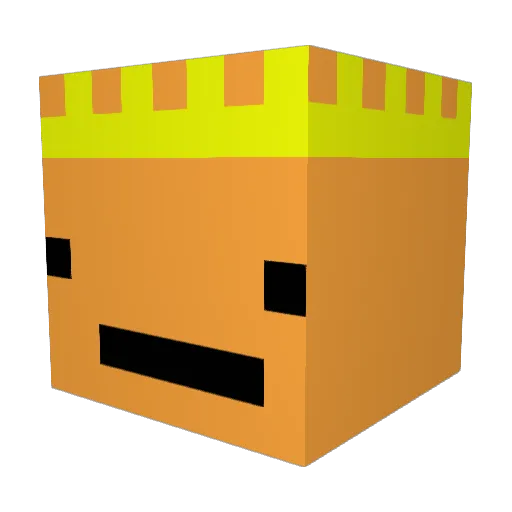 SquizzyGT Minecraft avatar head, 3D render