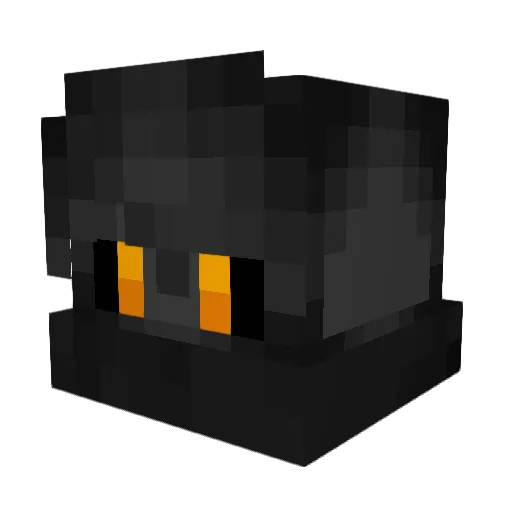Squreda Minecraft avatar head, 3D render
