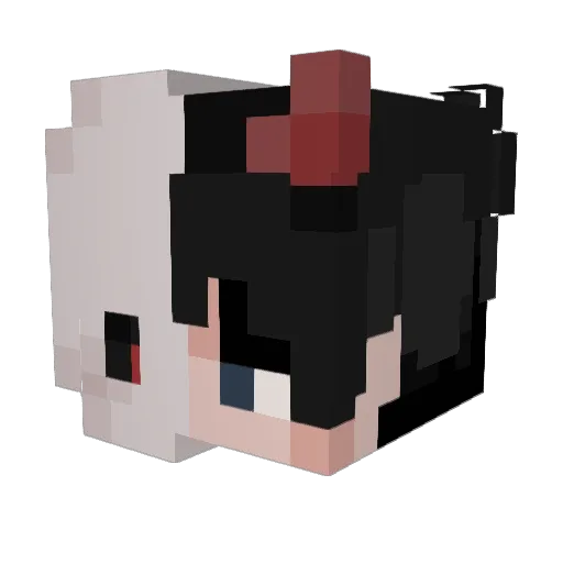 Sqzmr Minecraft avatar head, 3D render