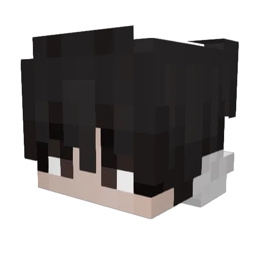 SrAlmi Minecraft avatar head, 3D render