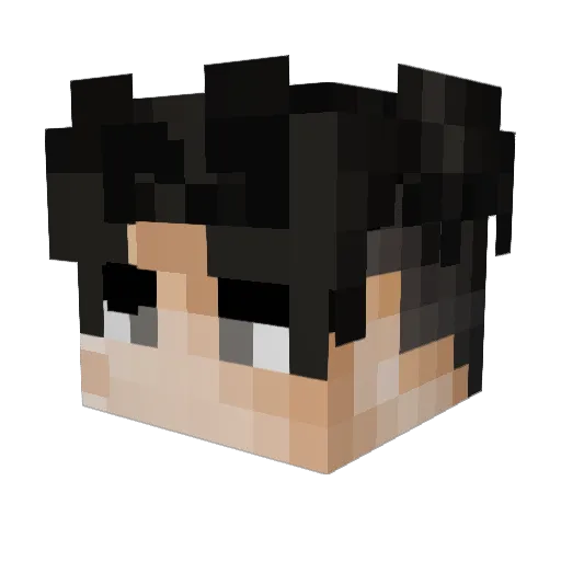 SrAndrew11 Minecraft avatar head, 3D render