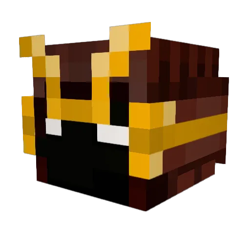 SrB6h Minecraft avatar head, 3D render