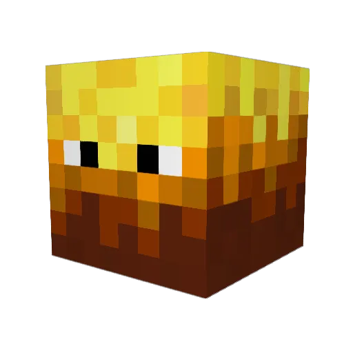 SrBaltasar Minecraft avatar head, 3D render