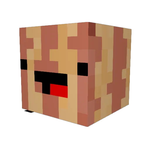 SrBeicao Minecraft avatar head, 3D render