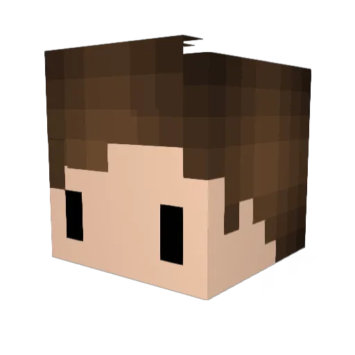 SrBirch Minecraft avatar head, 3D render