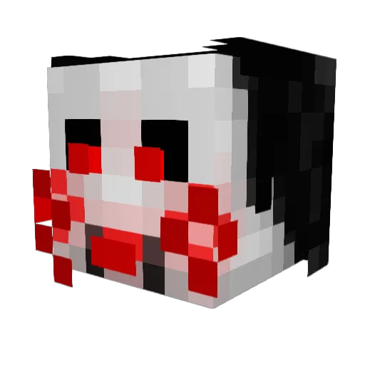 SrBubbles Minecraft avatar head, 3D render