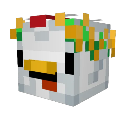 SrChicken5057 Minecraft avatar head, 3D render