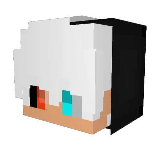SrCipher Minecraft avatar head, 3D render