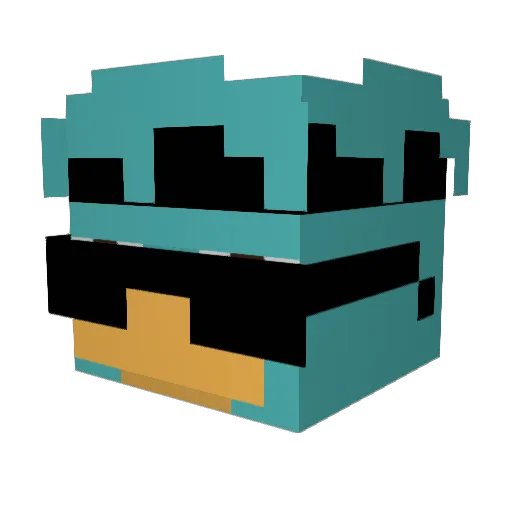 SrCiro_ Minecraft avatar head, 3D render