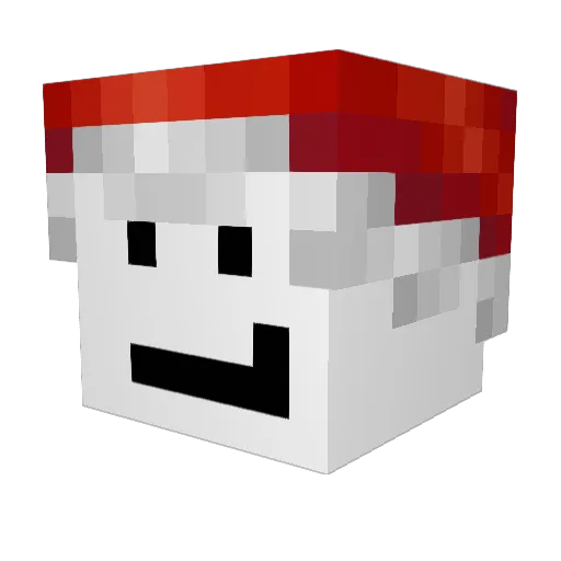 SrClaro Minecraft avatar head, 3D render