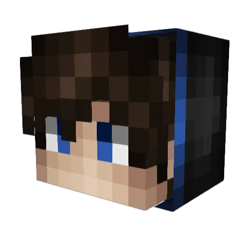 SrCobra Minecraft avatar head, 3D render