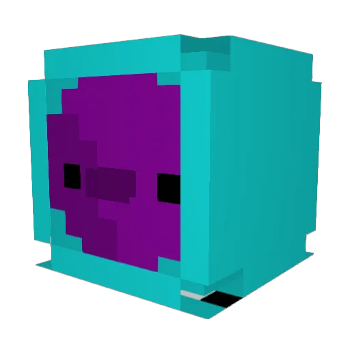 SrContent Minecraft avatar head, 3D render