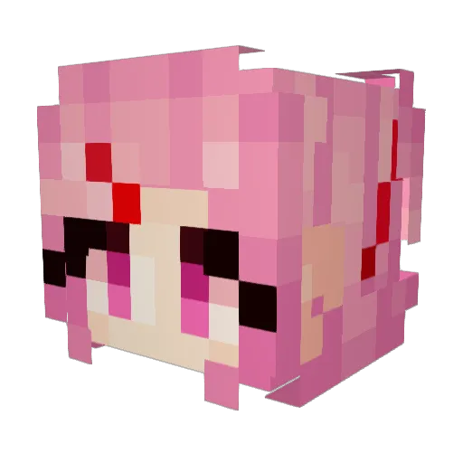 SrCrafting Minecraft avatar head, 3D render
