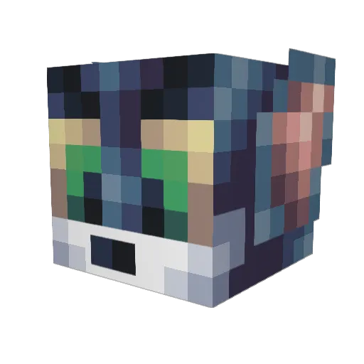 SrD4iody Minecraft avatar head, 3D render