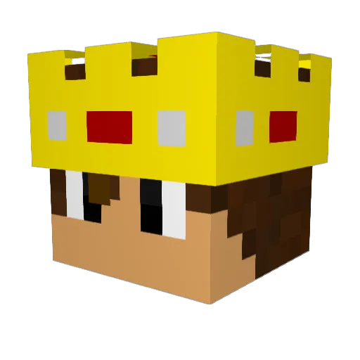 SrDavolt Minecraft avatar head, 3D render