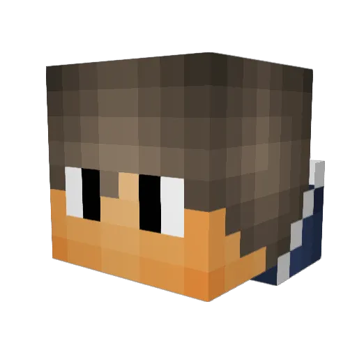SrDonrramon Minecraft avatar head, 3D render