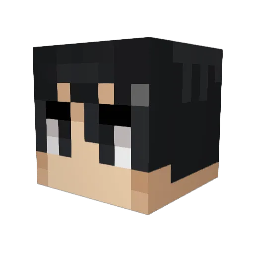 SrDqnutsz Minecraft avatar head, 3D render