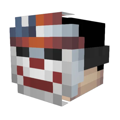 SrDriver Minecraft avatar head, 3D render
