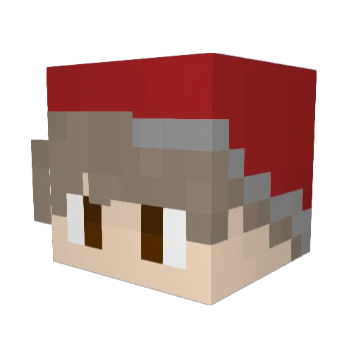 SrFLipe Minecraft avatar head, 3D render