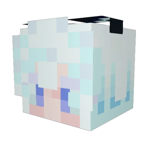 SrFantasma Minecraft avatar head, 3D render