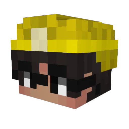 SrGonzalez Minecraft avatar head, 3D render