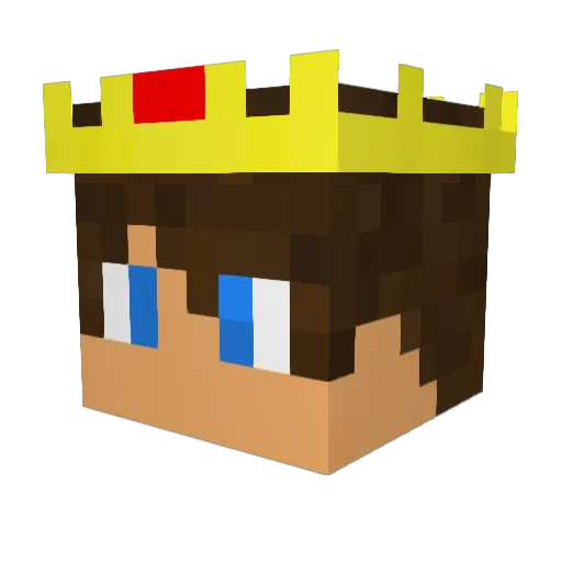 SrGuhh Minecraft avatar head, 3D render