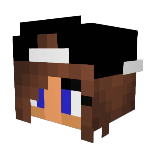 SrJohnny Minecraft avatar head, 3D render