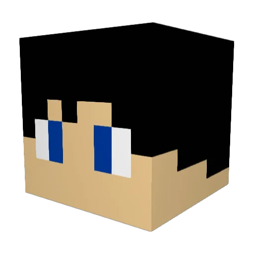SrJuani Minecraft avatar head, 3D render