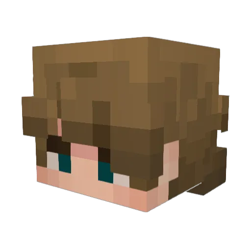 SrKaitoh Minecraft avatar head, 3D render
