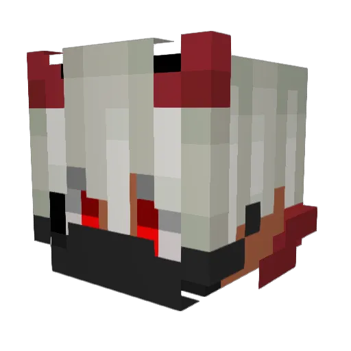 SrKroyr17 Minecraft avatar head, 3D render