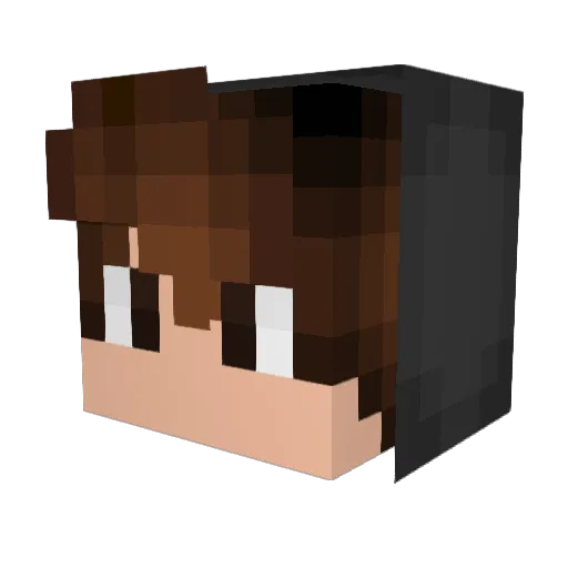 SrKurt Minecraft avatar head, 3D render