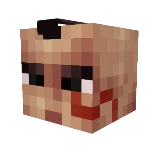 SrLobo88 Minecraft avatar head, 3D render